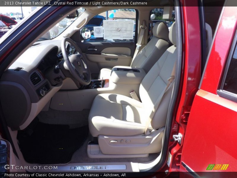 Crystal Red Tintcoat / Light Cashmere/Dark Cashmere 2013 Chevrolet Tahoe LTZ