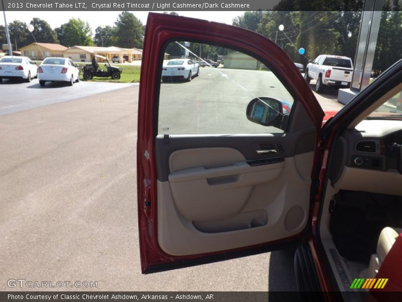 Crystal Red Tintcoat / Light Cashmere/Dark Cashmere 2013 Chevrolet Tahoe LTZ
