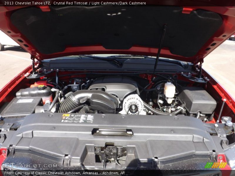 Crystal Red Tintcoat / Light Cashmere/Dark Cashmere 2013 Chevrolet Tahoe LTZ