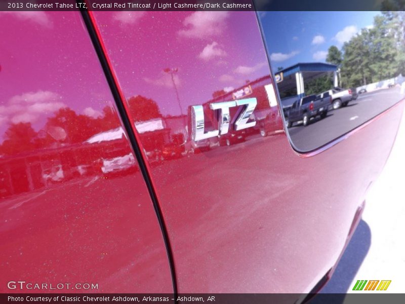 Crystal Red Tintcoat / Light Cashmere/Dark Cashmere 2013 Chevrolet Tahoe LTZ