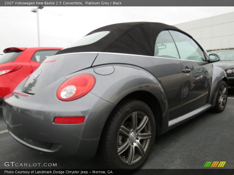 Platinum Grey / Black 2007 Volkswagen New Beetle 2.5 Convertible
