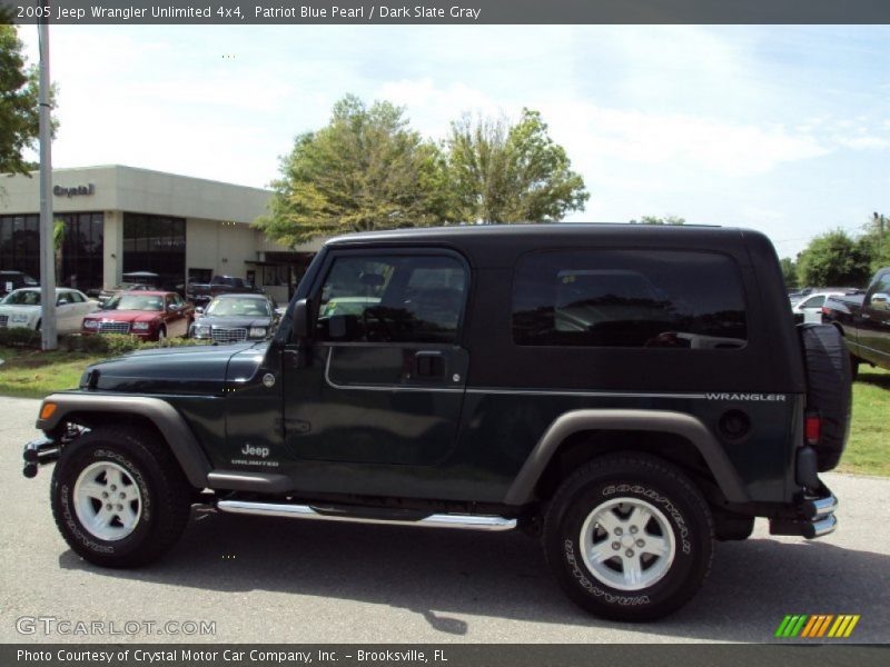 Patriot Blue Pearl / Dark Slate Gray 2005 Jeep Wrangler Unlimited 4x4
