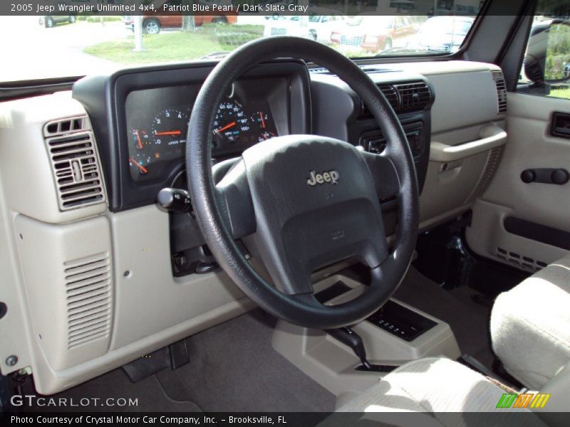 Patriot Blue Pearl / Dark Slate Gray 2005 Jeep Wrangler Unlimited 4x4