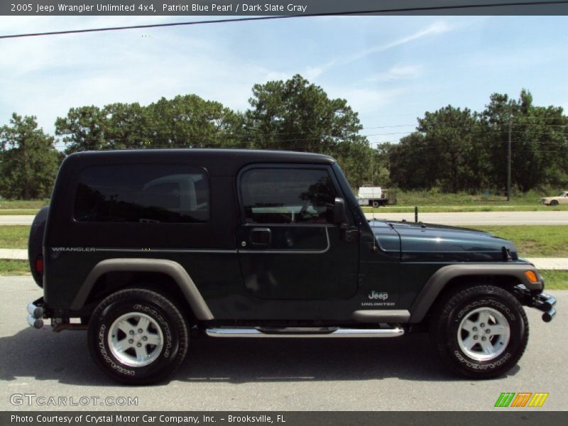 Patriot Blue Pearl / Dark Slate Gray 2005 Jeep Wrangler Unlimited 4x4