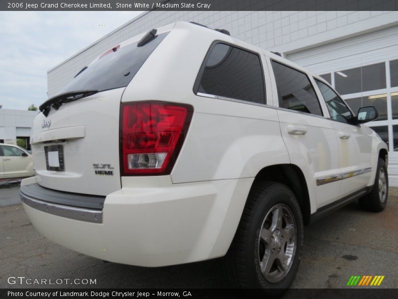 Stone White / Medium Slate Gray 2006 Jeep Grand Cherokee Limited