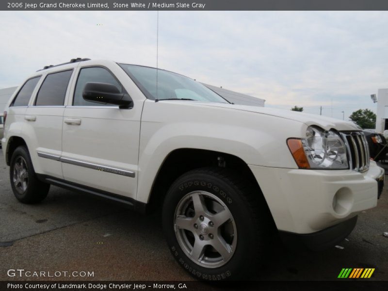 Stone White / Medium Slate Gray 2006 Jeep Grand Cherokee Limited