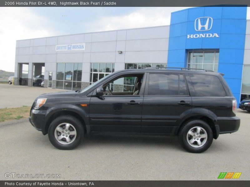 Nighthawk Black Pearl / Saddle 2006 Honda Pilot EX-L 4WD