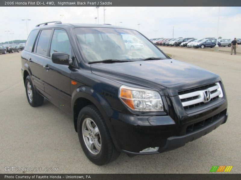 Nighthawk Black Pearl / Saddle 2006 Honda Pilot EX-L 4WD
