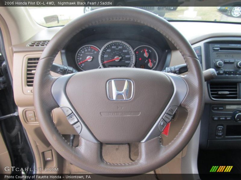 Nighthawk Black Pearl / Saddle 2006 Honda Pilot EX-L 4WD