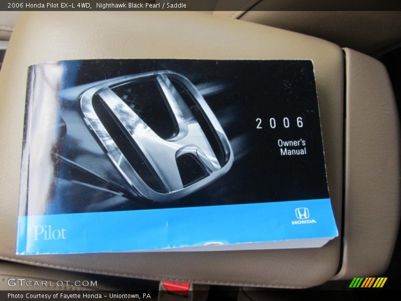 Nighthawk Black Pearl / Saddle 2006 Honda Pilot EX-L 4WD