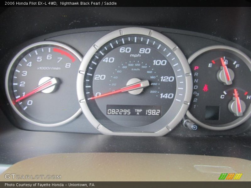 Nighthawk Black Pearl / Saddle 2006 Honda Pilot EX-L 4WD
