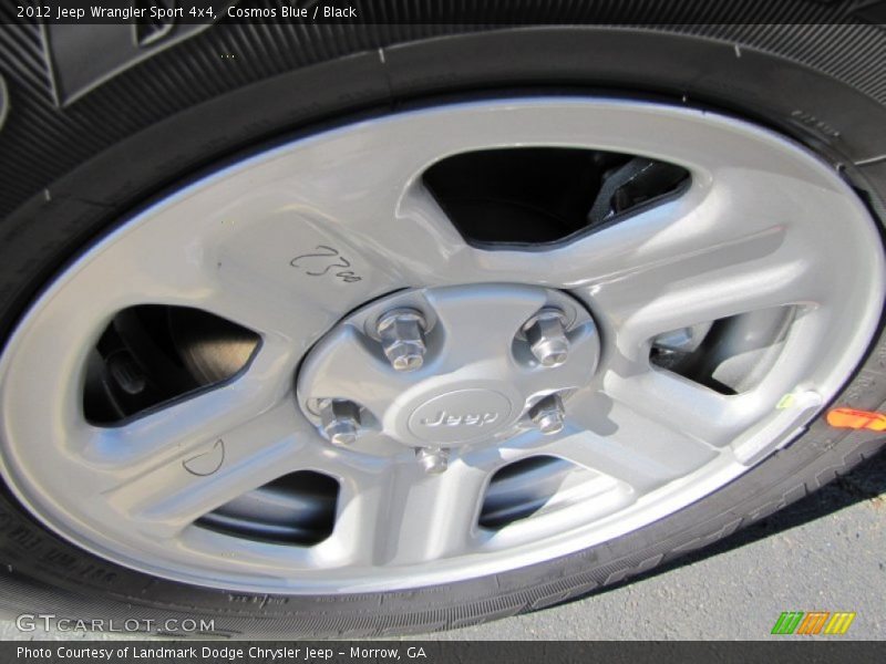 Cosmos Blue / Black 2012 Jeep Wrangler Sport 4x4