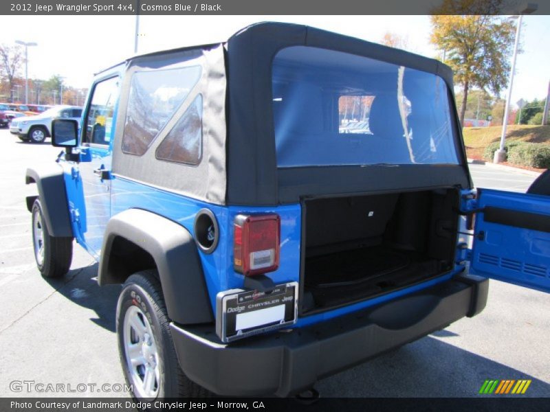 Cosmos Blue / Black 2012 Jeep Wrangler Sport 4x4