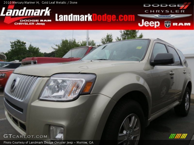 Gold Leaf Metallic / Stone 2010 Mercury Mariner I4