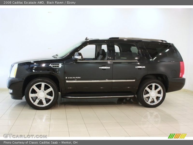 Black Raven / Ebony 2008 Cadillac Escalade AWD