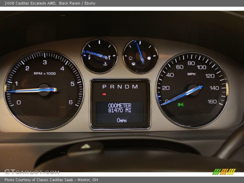 Black Raven / Ebony 2008 Cadillac Escalade AWD