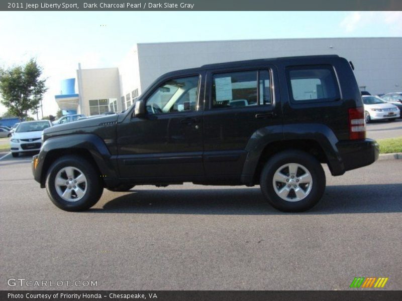 Dark Charcoal Pearl / Dark Slate Gray 2011 Jeep Liberty Sport