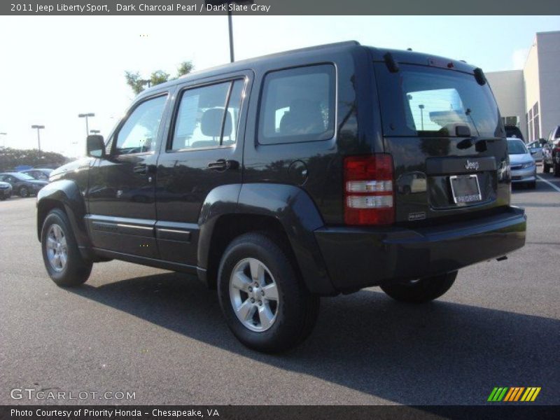 Dark Charcoal Pearl / Dark Slate Gray 2011 Jeep Liberty Sport