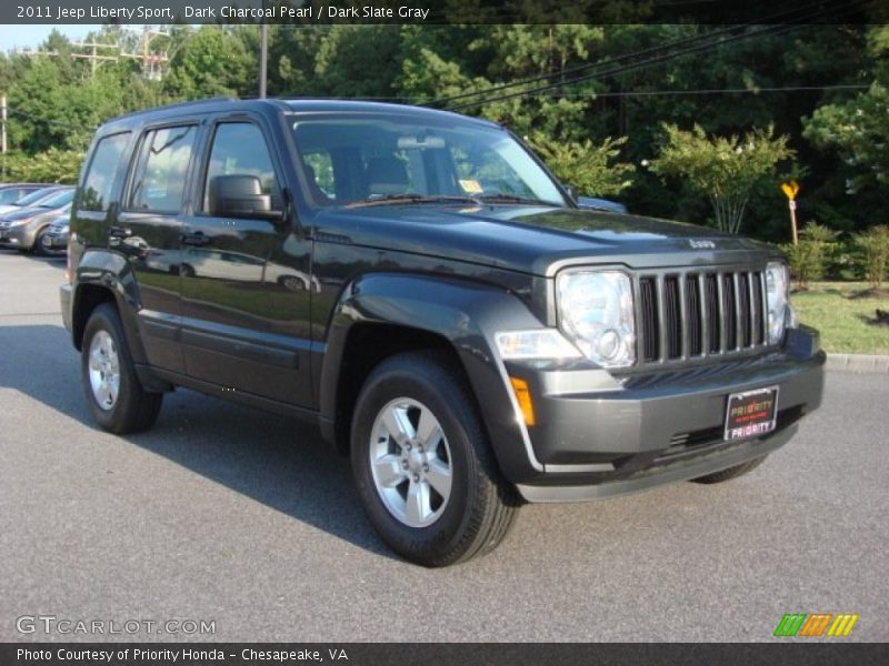 Dark Charcoal Pearl / Dark Slate Gray 2011 Jeep Liberty Sport