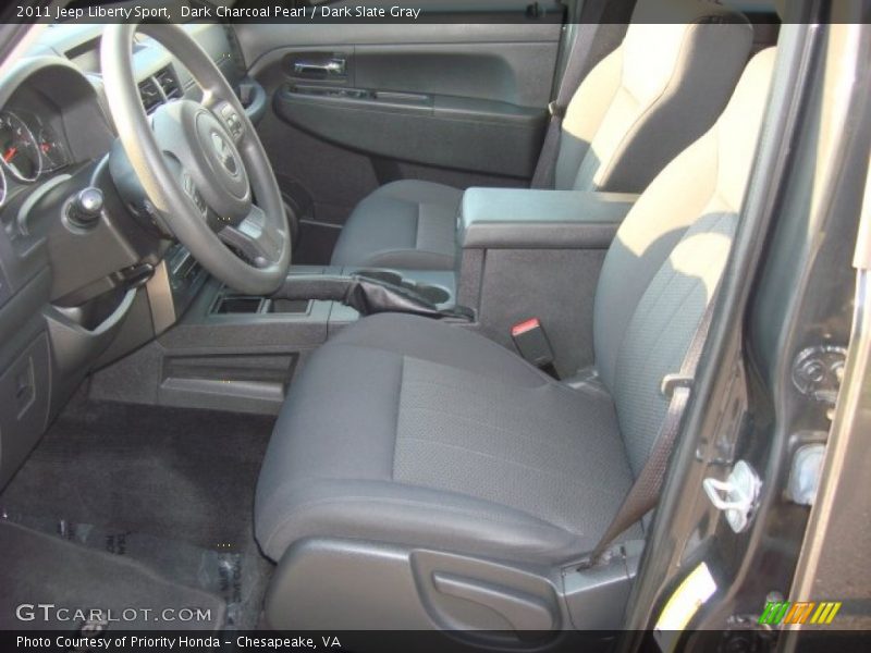 Dark Charcoal Pearl / Dark Slate Gray 2011 Jeep Liberty Sport