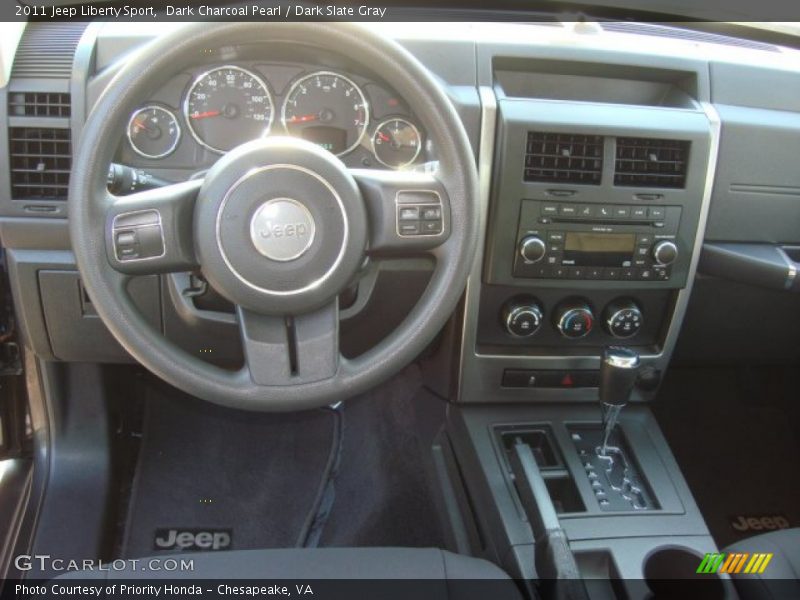 Dark Charcoal Pearl / Dark Slate Gray 2011 Jeep Liberty Sport