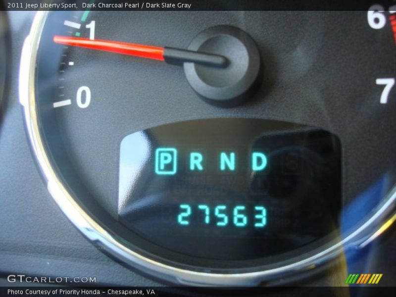 Dark Charcoal Pearl / Dark Slate Gray 2011 Jeep Liberty Sport
