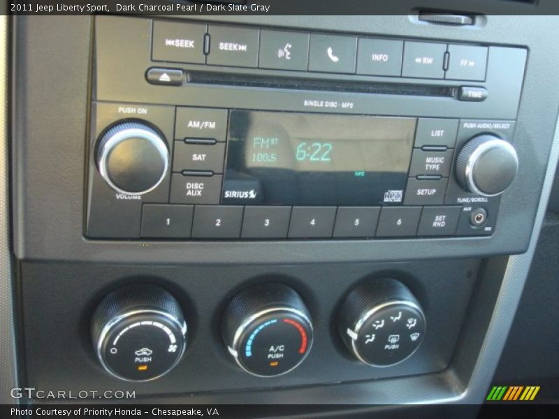 Dark Charcoal Pearl / Dark Slate Gray 2011 Jeep Liberty Sport