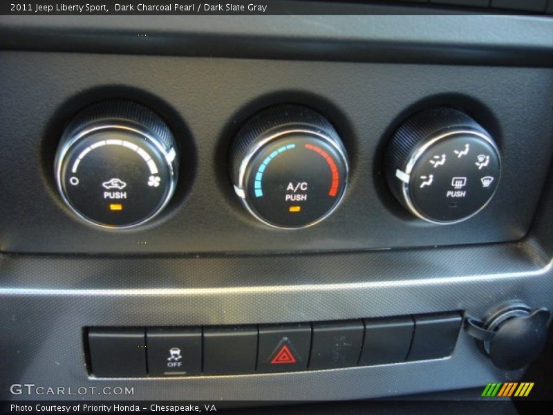 Dark Charcoal Pearl / Dark Slate Gray 2011 Jeep Liberty Sport