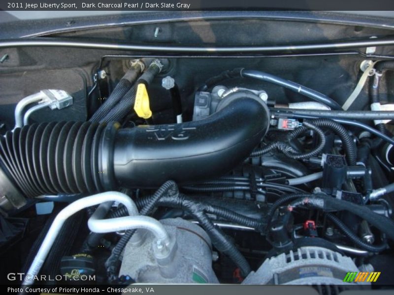 Dark Charcoal Pearl / Dark Slate Gray 2011 Jeep Liberty Sport