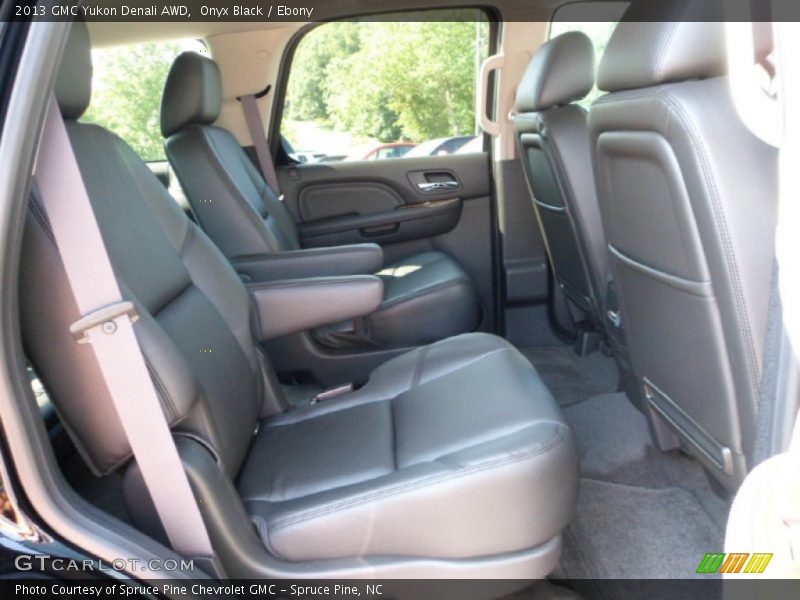 Rear Seat of 2013 Yukon Denali AWD