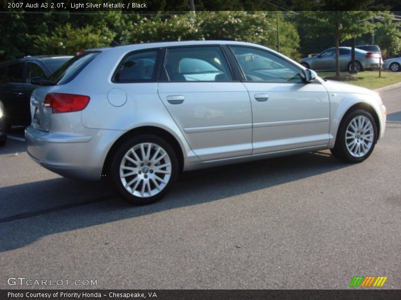 Light Silver Metallic / Black 2007 Audi A3 2.0T