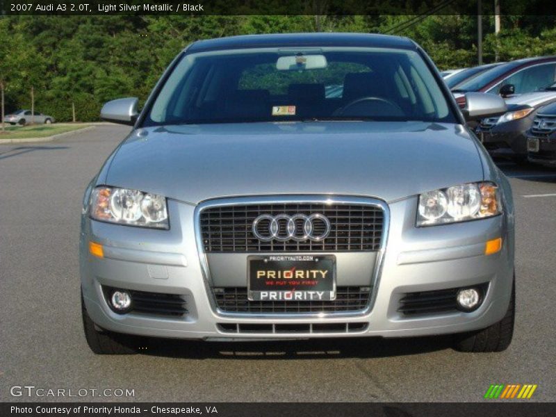 Light Silver Metallic / Black 2007 Audi A3 2.0T