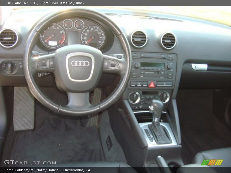 Light Silver Metallic / Black 2007 Audi A3 2.0T