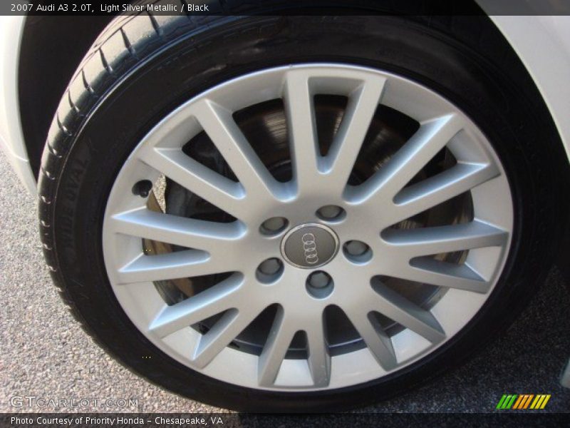 Light Silver Metallic / Black 2007 Audi A3 2.0T