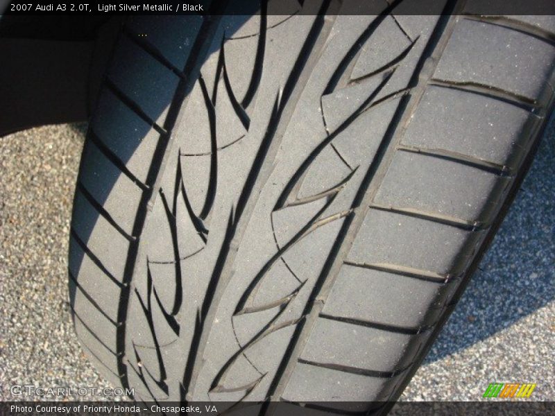 Light Silver Metallic / Black 2007 Audi A3 2.0T