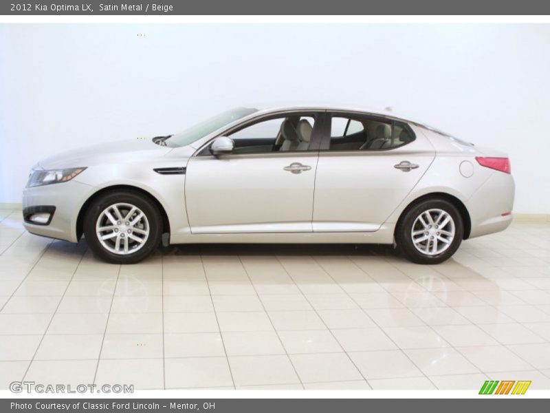 Satin Metal / Beige 2012 Kia Optima LX