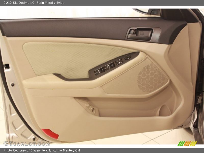 Satin Metal / Beige 2012 Kia Optima LX