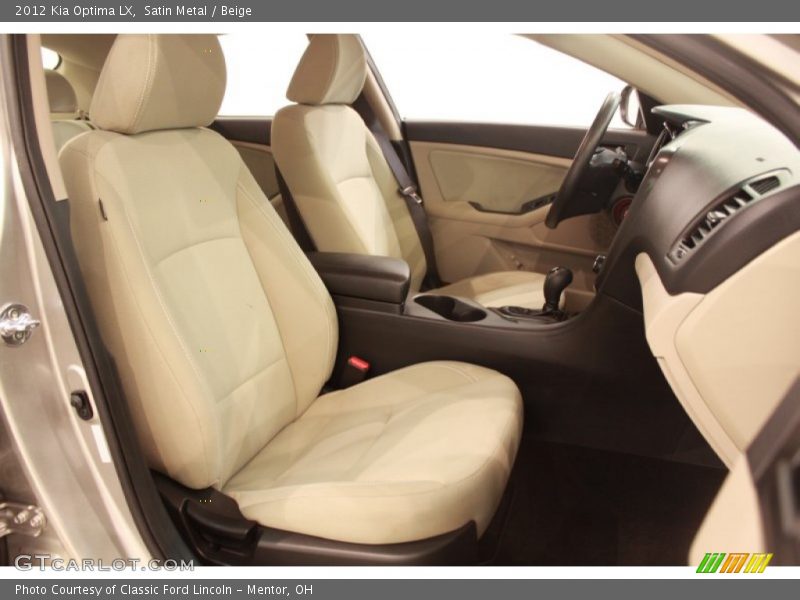 Satin Metal / Beige 2012 Kia Optima LX
