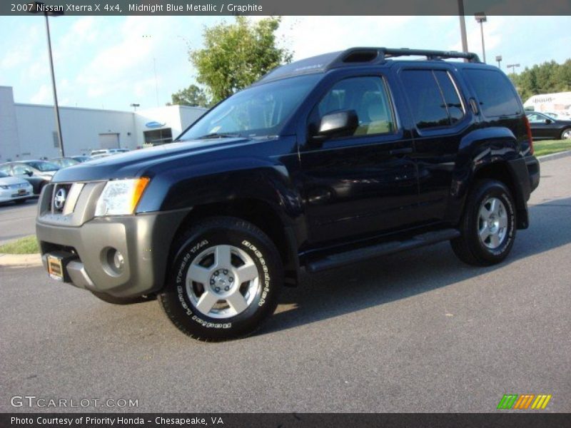 Midnight Blue Metallic / Graphite 2007 Nissan Xterra X 4x4