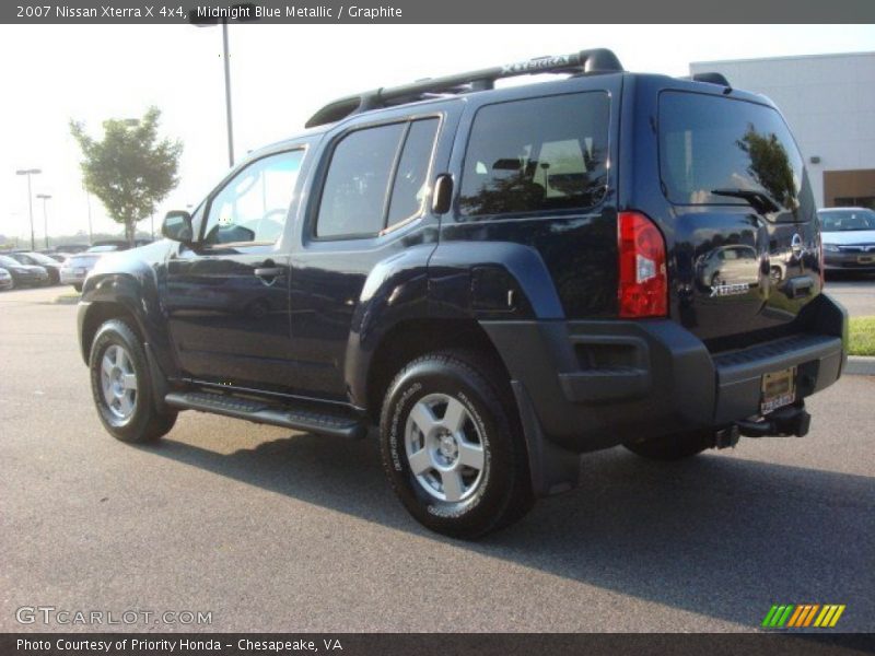 Midnight Blue Metallic / Graphite 2007 Nissan Xterra X 4x4