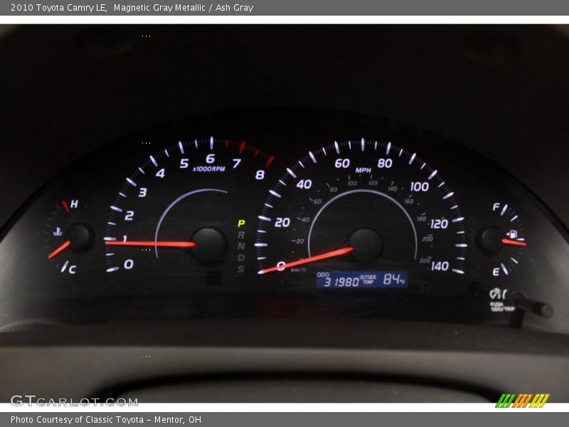 Magnetic Gray Metallic / Ash Gray 2010 Toyota Camry LE
