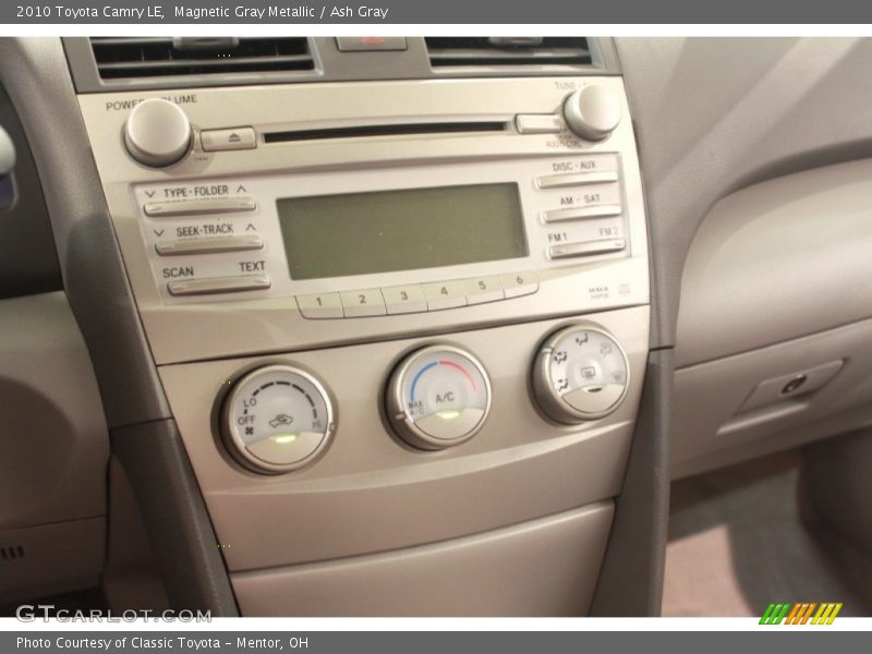 Magnetic Gray Metallic / Ash Gray 2010 Toyota Camry LE