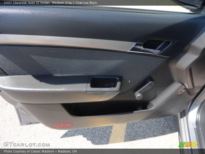 Medium Gray / Charcoal Black 2007 Chevrolet Aveo LS Sedan