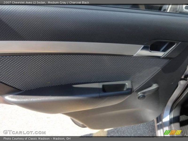 Medium Gray / Charcoal Black 2007 Chevrolet Aveo LS Sedan