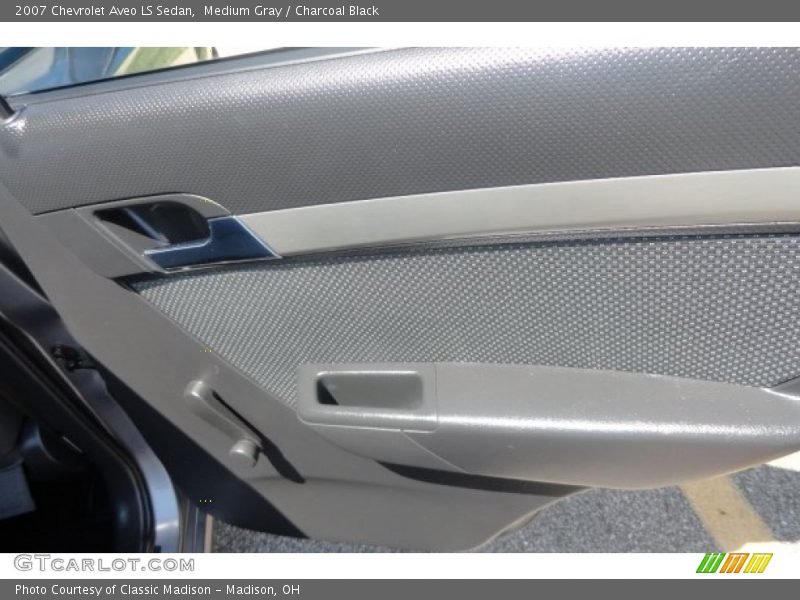 Medium Gray / Charcoal Black 2007 Chevrolet Aveo LS Sedan