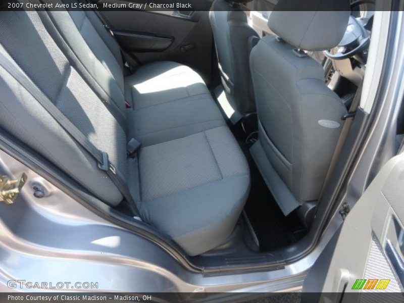 Medium Gray / Charcoal Black 2007 Chevrolet Aveo LS Sedan