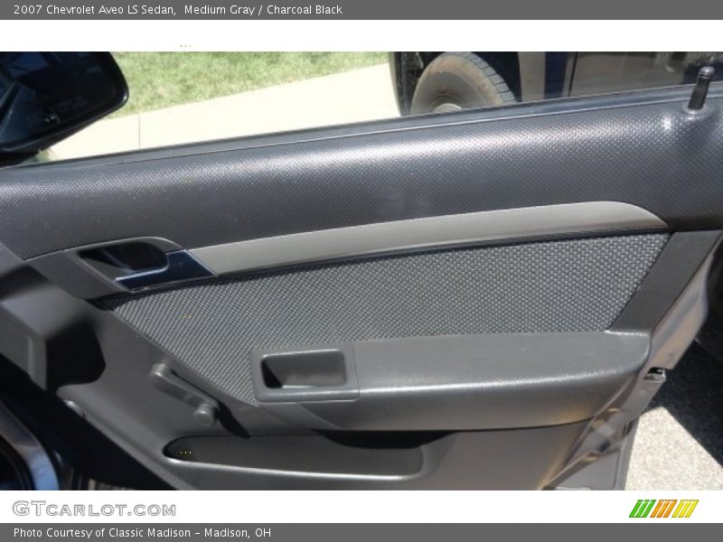 Medium Gray / Charcoal Black 2007 Chevrolet Aveo LS Sedan