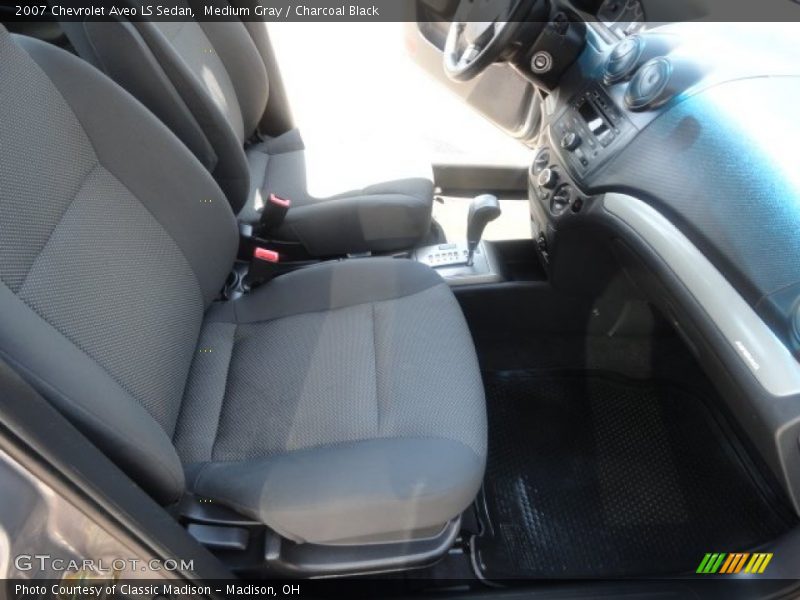 Medium Gray / Charcoal Black 2007 Chevrolet Aveo LS Sedan
