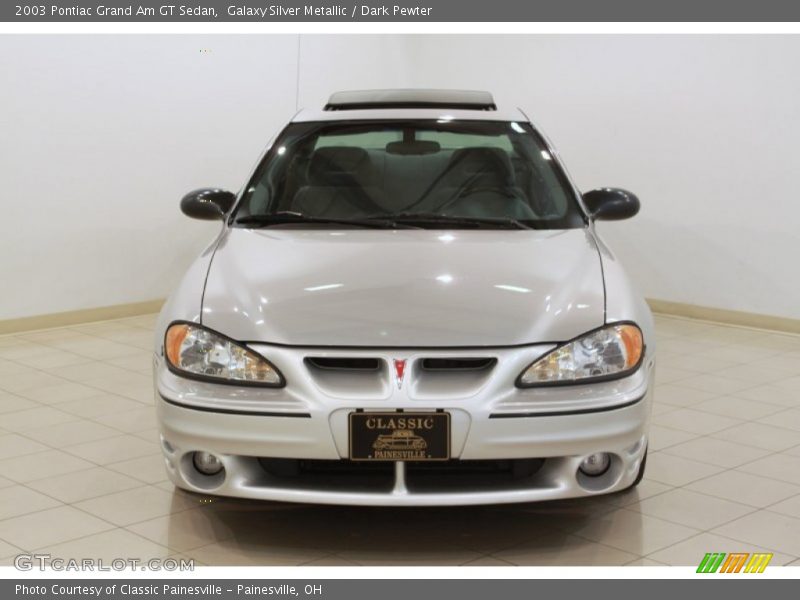 Galaxy Silver Metallic / Dark Pewter 2003 Pontiac Grand Am GT Sedan