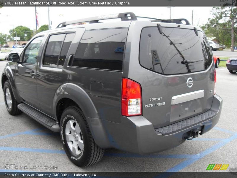 Storm Gray Metallic / Graphite 2005 Nissan Pathfinder SE Off Road 4x4